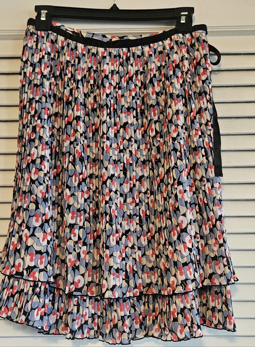 Latuelle Paris Pleated Abstract Floral-Print Women’s Skirt
